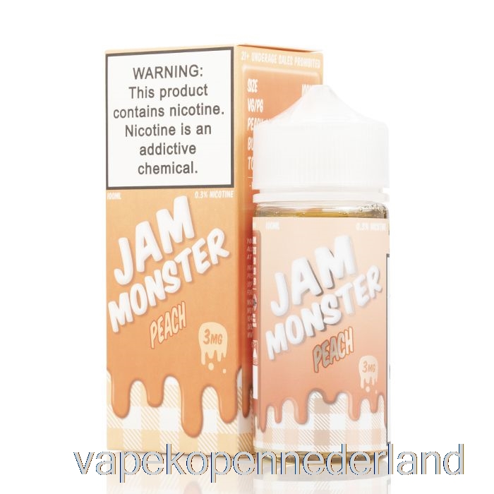 Elektronische Sigaret Vape Perzik - Jammonster - 100ml 0mg